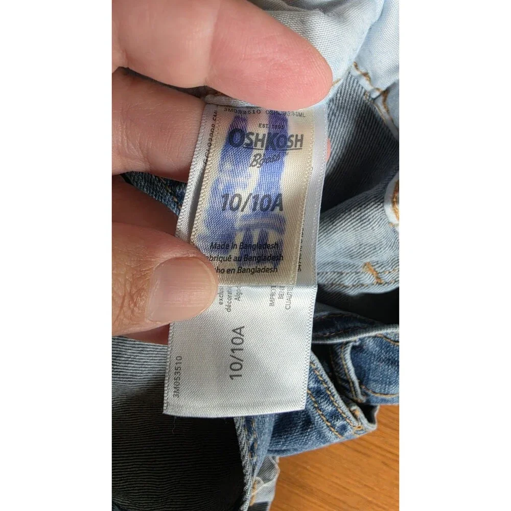 Oshkosh Girl's Demin Overalls Size 10/10A READ Description